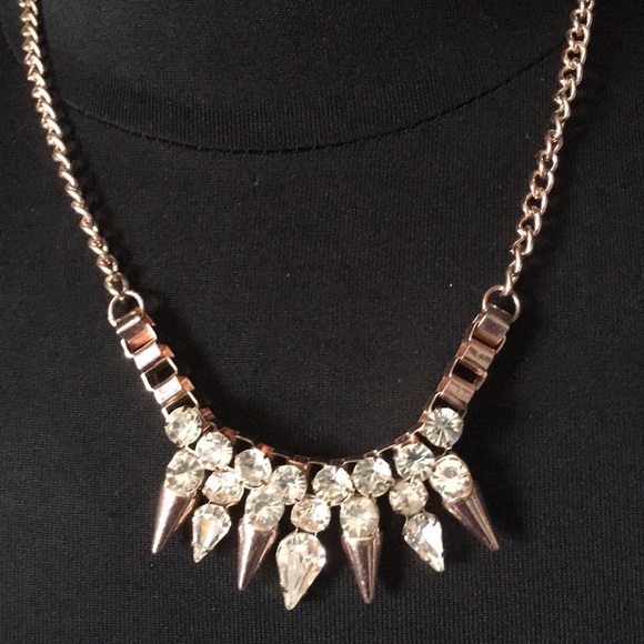 ❤️Rose Gold Statement Necklace - Picture 1 of 2